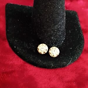 Pair Of Yellow Moissanite Diamonds AAA